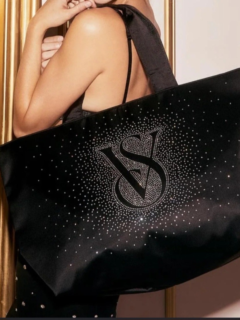 Victoria's Secret Black Tote Bag